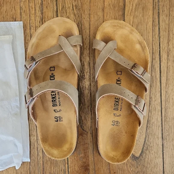 Birkenstock Taupe Sandals - Picture 4 of 6